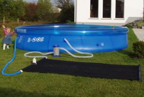 solar-rapid Junior-Kollektor 10,5m2 - Solar Wasserheizung für Framepools und Quick Up Pools