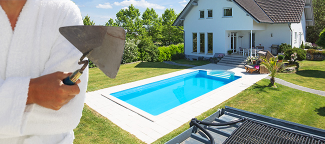 Schwimmbad mit solarer Pool-Heizung einfach selber bauen